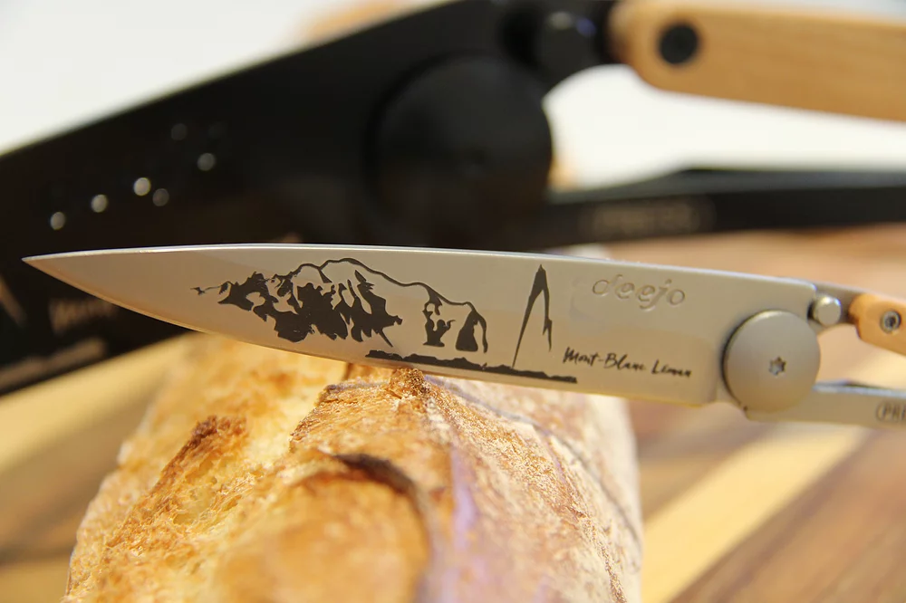 6 couteaux à steak Mont Blanc Léman - Exclusivité TOUZEAU - L