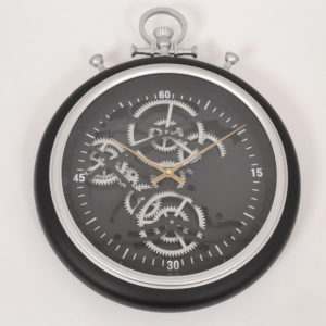 Horloge murale mécanisme apparent