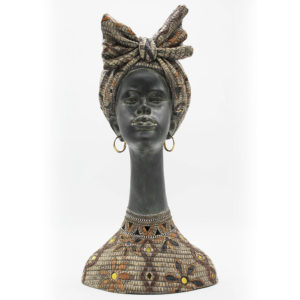 Dakar - statue buste africain