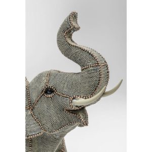 Statue éléphant perlé Kenya – Image 4