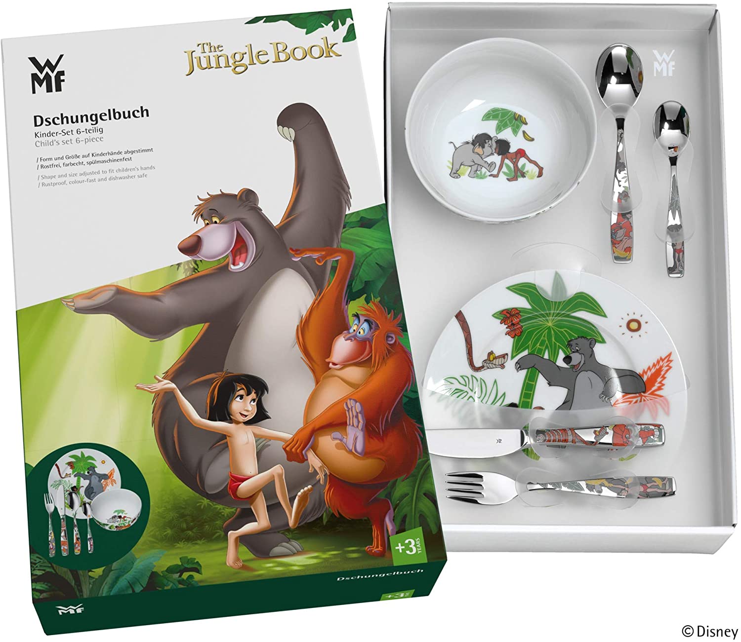 coffret vaisselle enfant Jungle pour Bébé