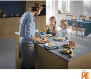 Coffrets 4 couverts enfant Minions