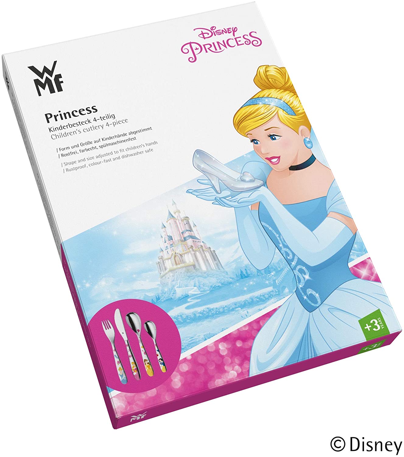 Disney Princesses couverts pour enfants 4 pièces