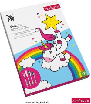 Coffret 4 couverts enfant - Licorne – Image 3