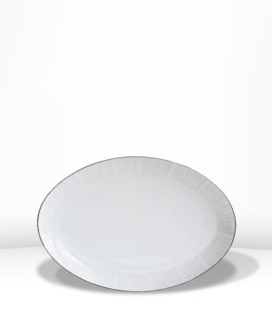 Plat ovale 38 cm Silva - BERNARDAUD