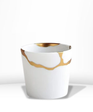 Sucrier en porcelaine 6 cl Kintsugi - BERNARDAUD
