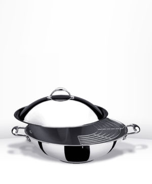 Wok 5l + Couvercle - ACCADEMIA LAGOFUSION
