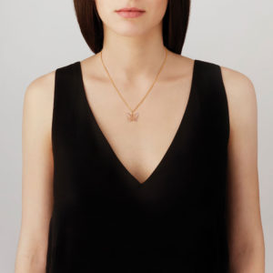 Collier - Papillon pêche – Image 2