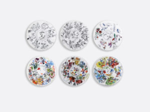 Coffret de 6 assiettes à dessert 21 cm "La Coupole de l'Opéra Garnier" Marc Chagall - BERNARDAUD