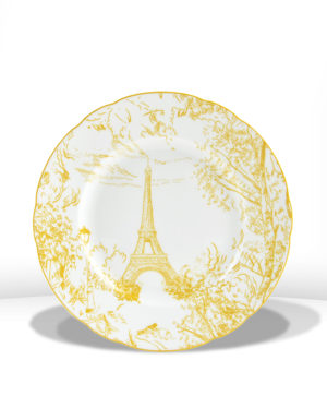 Coffret de 6 assiettes 21cm assorties Tout Paris - BERNARDAUD