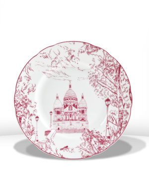 Coffret de 6 assiettes 21cm assorties Tout Paris - BERNARDAUD – Image 4