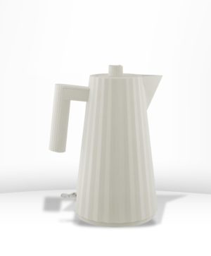 Bouilloire électrique Plissé blanc 1,7L - ALESSI