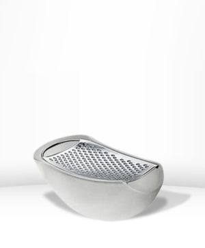 Rape à fromage avec récipient Blanc - ALESSI