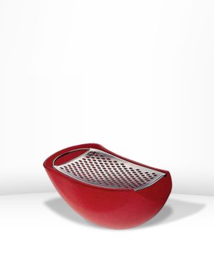 Rape à fromage avec récipient Rouge - ALESSI