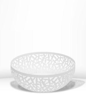 Corbeille à fruits ajourée 29 cm CACTUS blanc - ALESSI
