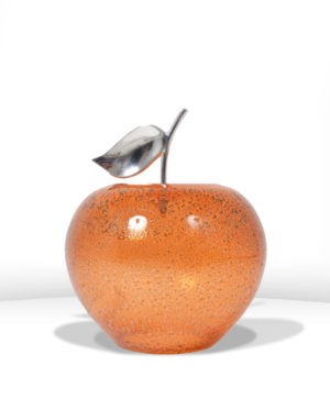 Lampe pomme orange MANZANA - Grand modèle