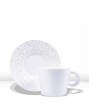 Tasse et soucoupe thé 17cl Ecume - BERNARDAUD