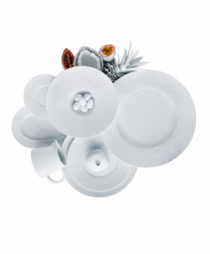 Assiette plate 21cm Ecume - BERNARDAUD – Image 2