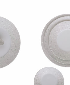 Assiette à dîner 26cm Ecume Perle - BERNARDAUD – Image 2