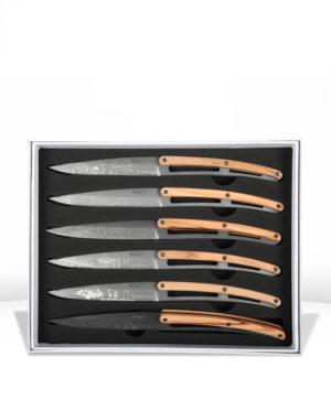 6 couteaux à steak régionaux - Exclusivité Touzeau