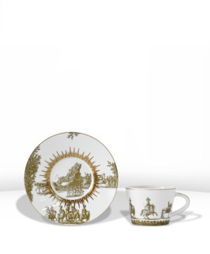 Coffret de tasses & soucoupes café 6 cl - VERSAILLES ENCHANTÉ