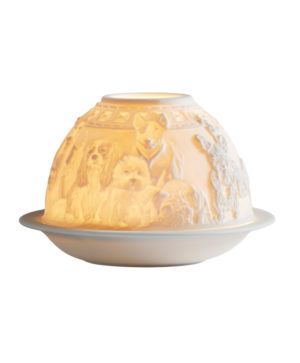 Lithophanie "Les chiens" - BERNARDAUD