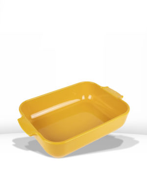 Plat four APPOLIA Jaune safran 40 cm - Peugeot
