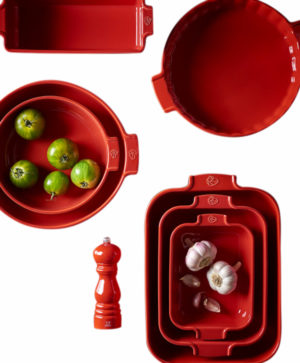 Plat four APPOLIA Rouge 32 cm - Peugeot – Image 2