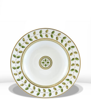 Assiette creuse à aile 22,5 cm Constance - Bernardaud