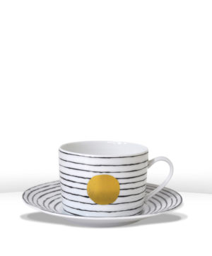 Tasse et soucoupe à thé 15 cl ABORO - BERNARDAUD