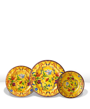 Assiette plate 27 cm Pancale Jaune - MARIO LUCA GIUSTI – Image 2