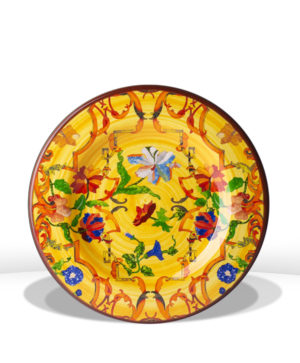 Assiette dessert 23 cm Pancale Jaune - MARIO LUCA GIUSTI
