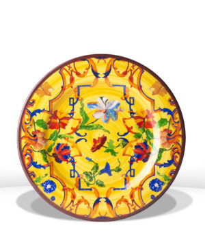 Assiette plate 27 cm Pancale Jaune - MARIO LUCA GIUSTI