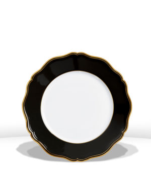 Assiette plate à aile 27 cm - Mazurka Noir
