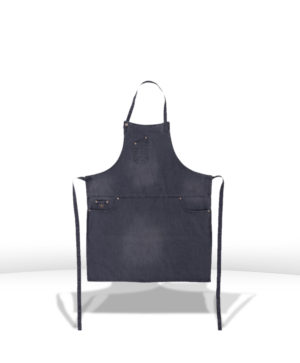 Tablier 5 pocket Homme en coton denim gris - DUTCHDELUXES