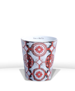 Bougie précieuse en porcelaine Casteu Rouge - ROSE ET MARIUS
