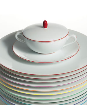 Assiette plate coupe 27cm Monceau Couleurs Rouge vermillon - RAYNAUD – Image 2
