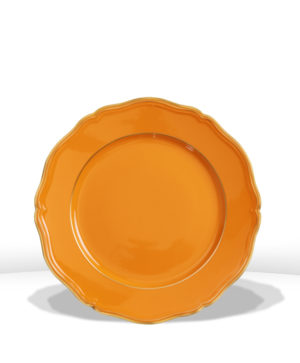 Assiette plate à aile 31 cm - Mazurka Orange