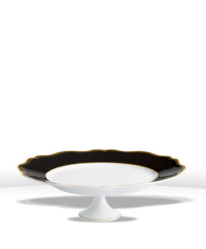 Plat à mignardises 27 cm - Mazurka Noir