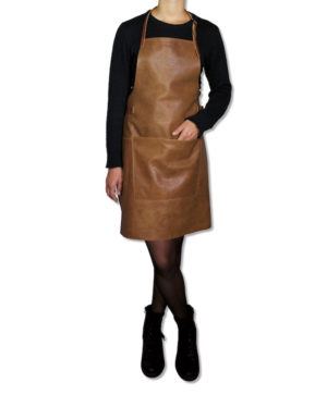 Tablier BBQ en cuir vintage cognac - DUTCHDELUXES – Image 2