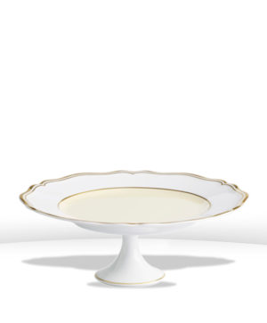 Plat à mignardises 22 cm - Mazurka Ivoire