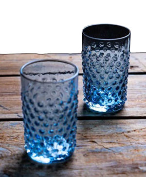 Set 6 gobelets Hobnail Bleu fumé - KLIMCHI – Image 2