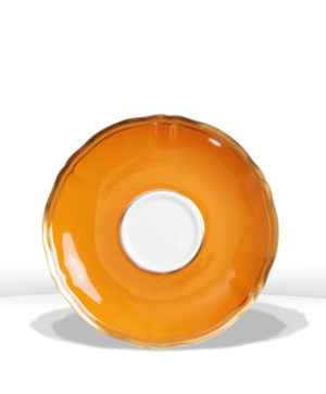 Soucoupe café petite bague - Mazurka Orange